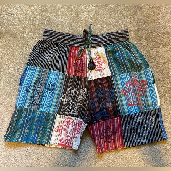 Colorful Patchwork Shorts - Picture 1 of 3